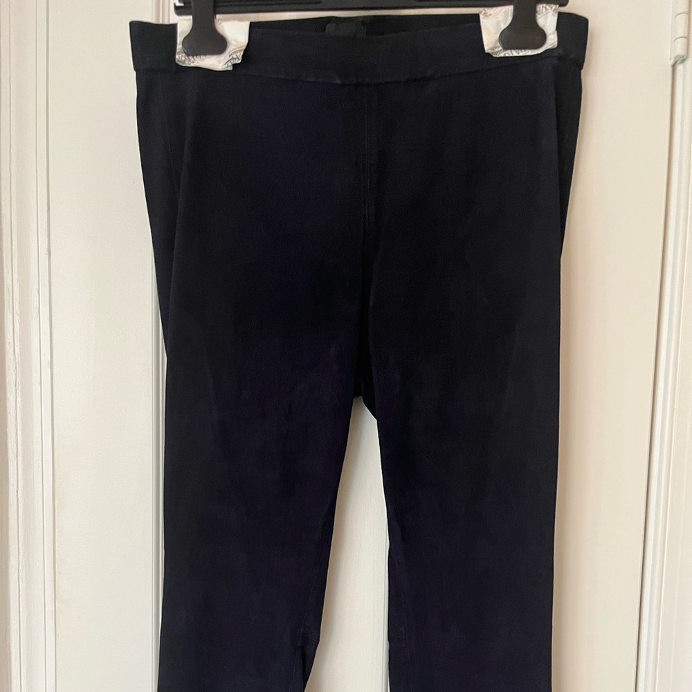 Vintage J. Crew Colleagues Navy Suede leggings